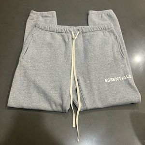 FOG X PACSUN Essentials Grey Sweatpants Mens Large